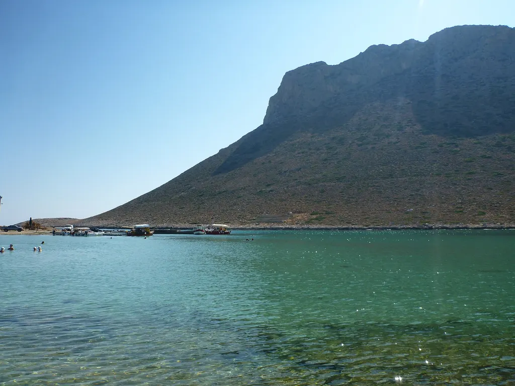 Clear water at Stavros below the mountain (the area of this activity)